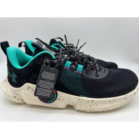 Under Armour Flow FUTR X 2 Black History Month Basketball Shoes Men's 11 NEW📦
